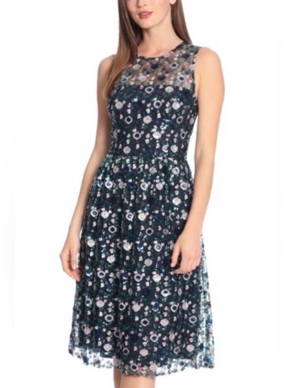 Maggy London Women’s Occasional Sequin Midi Dress